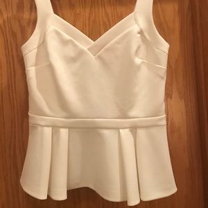 Banana Republic formal white top